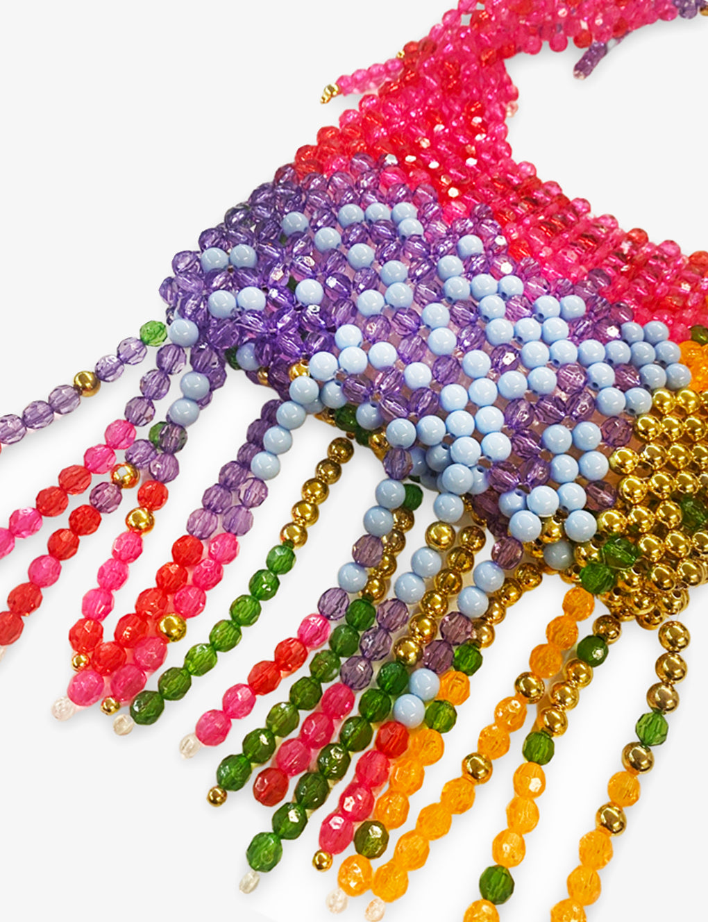 Up-cycled beads handbag – Germanier