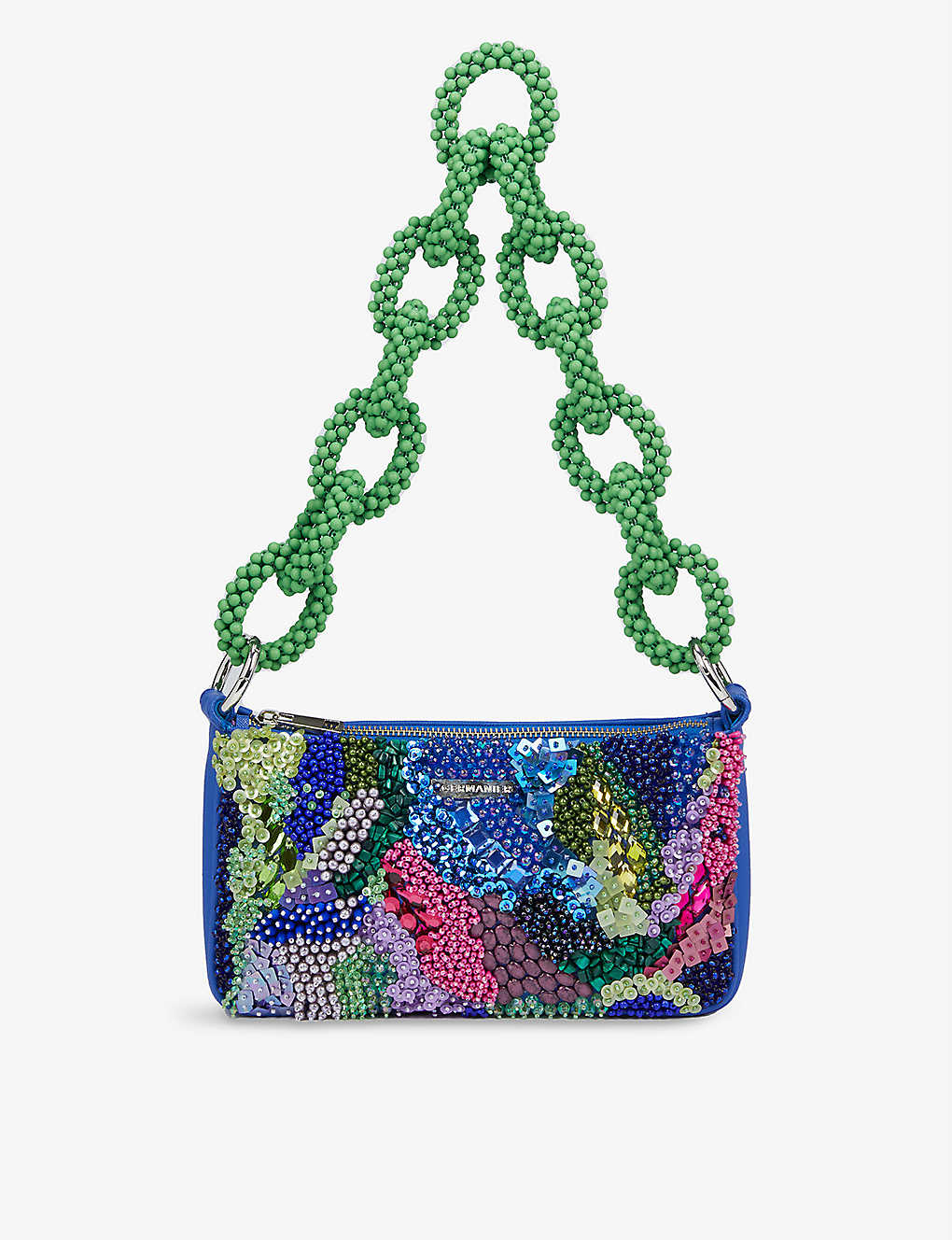 トートバッグ GERMANIER Beaded hobo bag - Germanier - Beads - Green/Black Germanier